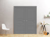 Solid French Door with Decorative Panels | Bathroom Bedroom Modern Doors | Buy Doors Online