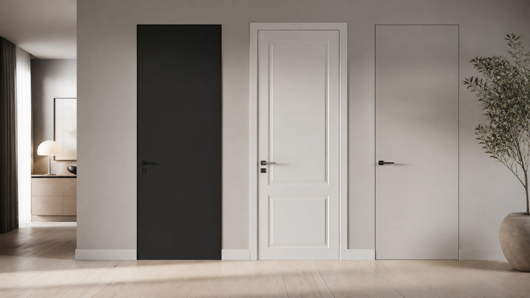 Flush vs. Paneled vs. Hidden Frame: Choosing the Right Interior Door Style