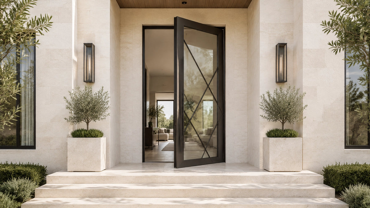 Wrought Iron Pivot Entry Doors: What to Know Before You Order