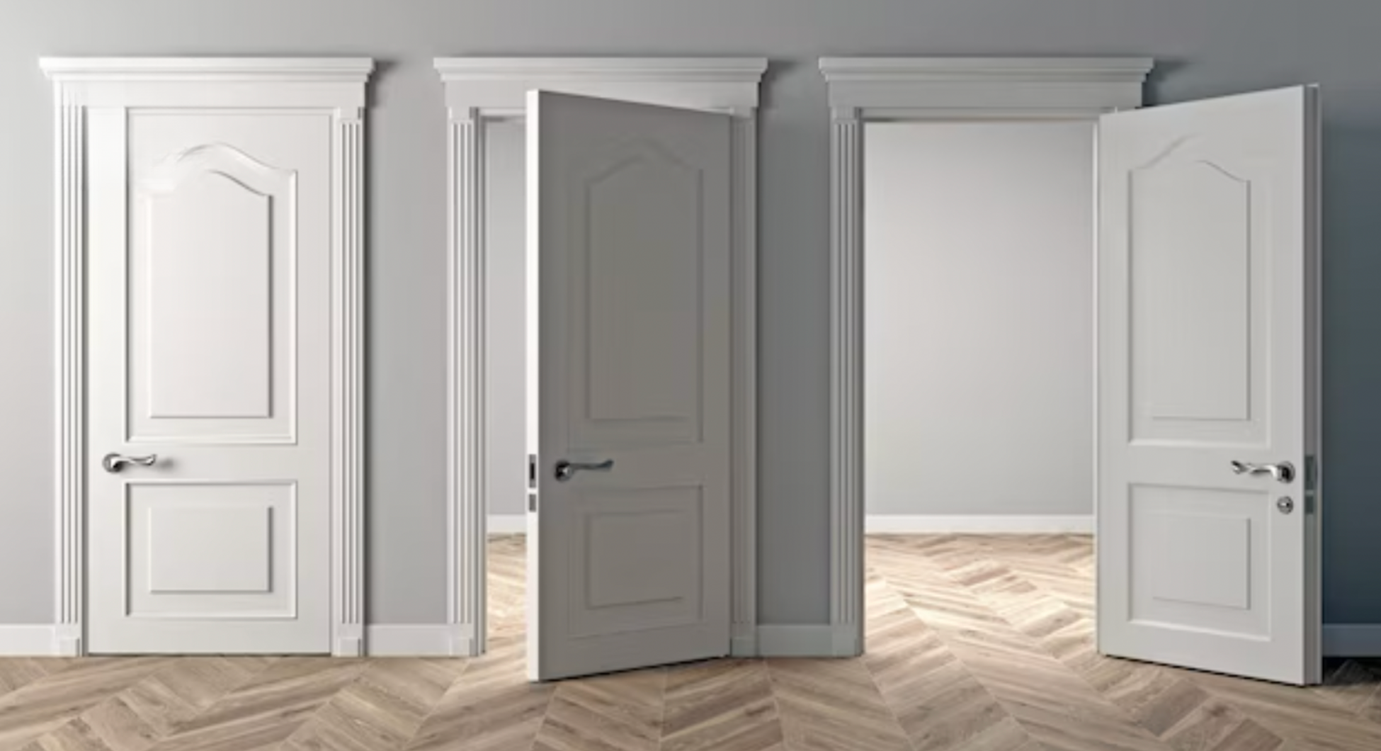 How To Add Interest To Plain Interior Doors