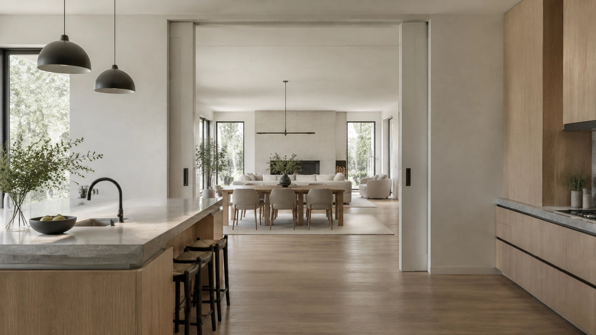 How to Integrate Pocket Doors Into an Open-Concept Kitchen