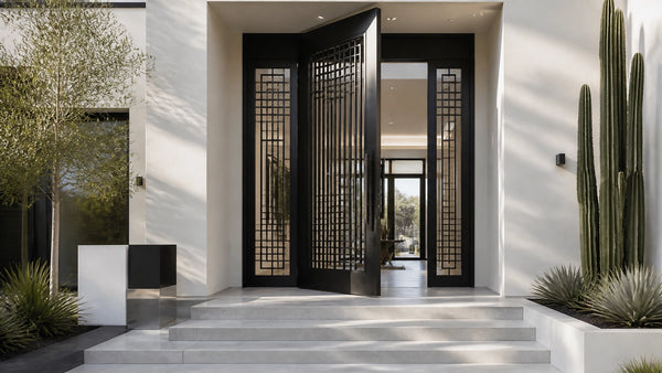 Wrought Iron vs. Steel Entry Doors: Durability, Design & Cost Compared