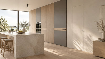 Hidden Frame Doors in Kitchens: A Seamless Minimalist Solution
