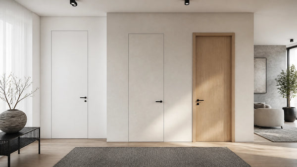 How to Choose the Best Minimalist Doors (Compared): Flush, Hidden Frame, and European Swing Doors