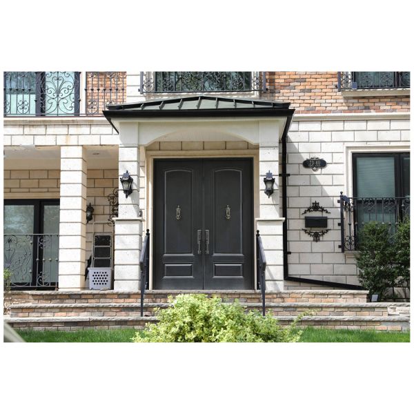 Nova Royal Series Wrought Iron Custom Exterior Door Style 004
