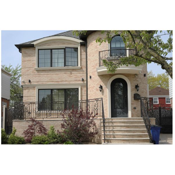 Nova Royal Series Wrought Iron Custom Exterior Door Style 007