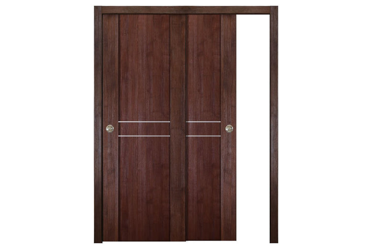 Nova Italia Stile 2HC Prestige Brown Laminate Interior Door | ByPass Door