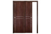 Nova Italia Stile 2HC Prestige Brown Laminate Interior Door | ByPass Door | Buy Doors Online