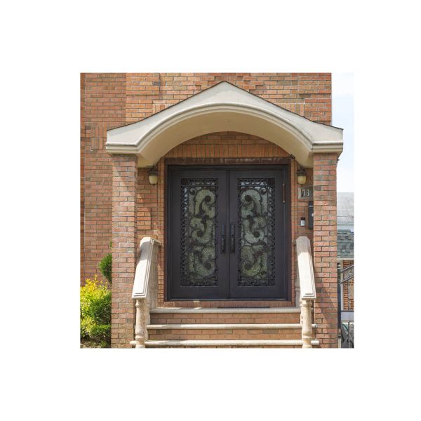 Nova Royal Series Wrought Iron Custom Exterior Door Style 026