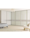 Nova Sliding Closet Doors - Style 03 | Panel Door | White Ash | Buy Doors Online
