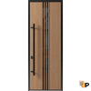 Entry Metal Modern Painted Door | Ronex 1055 Teak 96"