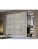 Nova Sliding Closet Doors - Style 03 | Panel Door | White Ash | Buy Doors Online