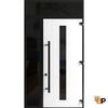 Entry Metal Modern Painted Door | Ronex 1055 Teak 96"