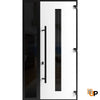 Entry Metal Modern Painted Door | Ronex 1055 Teak 96"