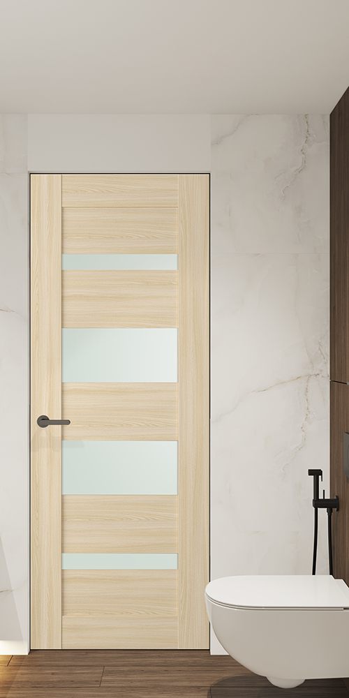 Avon 07 01 Vetro Loire Ash Frameless Belldinni Modern Interior Door