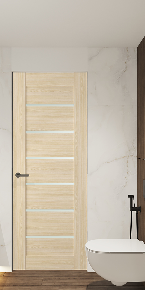 Avon 07 02 Vetro Loire Ash Frameless Belldinni Modern Interior Door