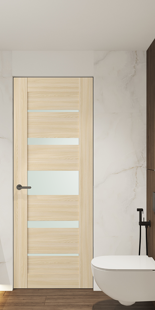 Avon 07 03 Vetro Loire Ash Frameless Belldinni Modern Interior Door