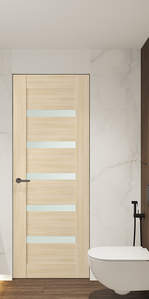 Avon 07 04 Vetro Loire Ash Frameless Belldinni Modern Interior Door
