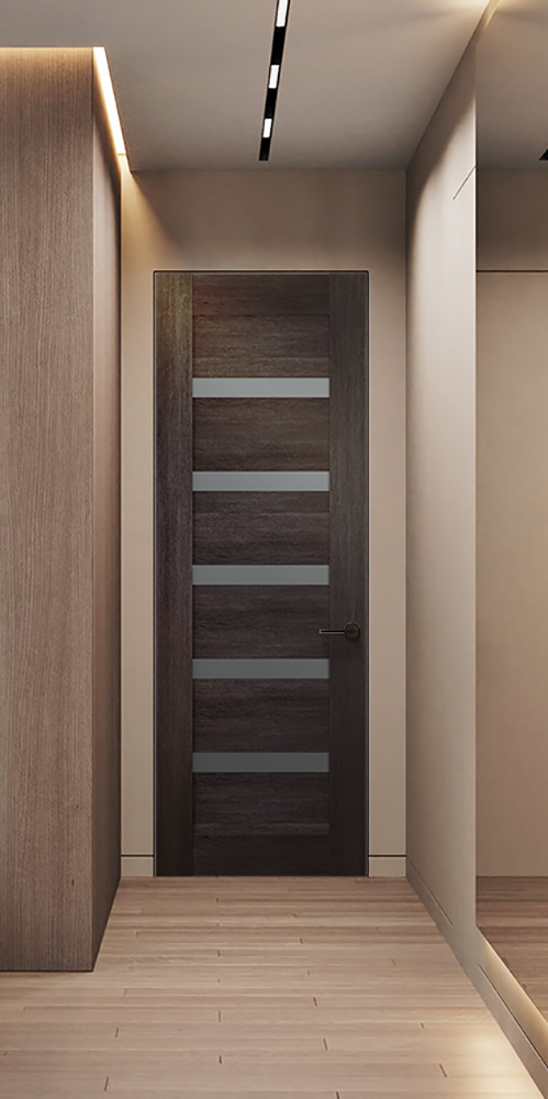 Avon 07 04 Vetro Veralinga Oak Frameless Belldinni Modern Interior Door