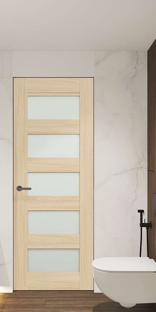 Avon 07 07 Vetro Loire Ash Frameless Belldinni Modern Interior Door