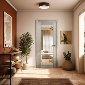 AVON 207 CLEAR VETRO RIBEIRA ASH BELLDINNI MODERN INTERIOR DOOR | Buy Doors Online