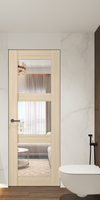 AVON 3 LITE CLEAR VETRO LOIRE ASH FRAMELESS BELLDINNI MODERN INTERIOR DOOR | Buy Doors Online