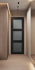 AVON 3 LITE VETRO BLACK MATTE FRAMELESS BELLDINNI MODERN INTERIOR DOOR | Buy Doors Online