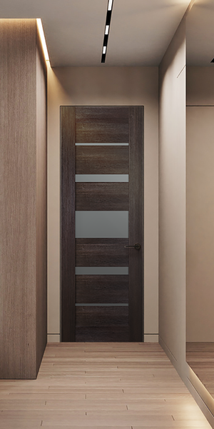 AVON 07 03 VETRO VERALINGA OAK FRAMELESS BELLDINNI MODERN INTERIOR DOOR | Buy Doors Online