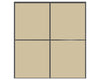 Nova Sliding Closet Doors - Style 02 | Glass Door | Beige