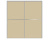 Nova Sliding Closet Doors - Style 02 | Panel Door | Beige | Buy Doors Online