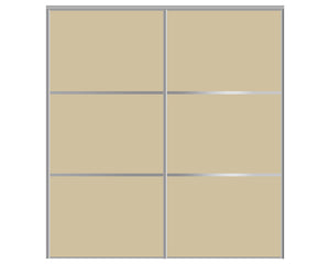 Nova Sliding Closet Doors - Style 03 | Panel Door | Beige | Buy Doors Online