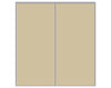 Nova Sliding Closet Doors - Style 01 | Panel Door | Beige | Buy Doors Online