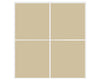 Nova Sliding Closet Doors - Style 02 | Glass Door | Beige