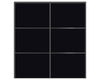 Nova Sliding Closet Doors - Style 03 | Panel Door | Black | Buy Doors Online