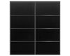 Nova Sliding Closet Doors - Style 04 | Panel Door | Black Ash | Buy Doors Online