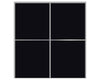 Nova Sliding Closet Doors - Style 02 | Panel Door | Black | Buy Doors Online