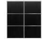 Nova Sliding Closet Doors - Style 03 | Panel Door | Black Ash | Buy Doors Online