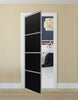 Nova Pivot Closet Doors - Style 04 | Panel Door | Swing Door | Black Ash | Buy Doors Online