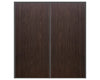 Nova Sliding Closet Doors - Style 01 | Panel Door | Black Walnut | Buy Doors Online