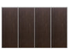 Nova Sliding Closet Doors - Style 01 | Panel Door | Black Walnut | Buy Doors Online