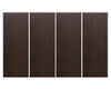 Nova Sliding Closet Doors - Style 01 | Panel Door | Black Walnut | Buy Doors Online