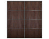 Nova Sliding Closet Doors - Style 04 | Panel Door | Prestige Brown | Buy Doors Online