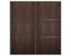 Nova Sliding Closet Doors - Style 03 | Panel Door | Prestige Brown | Buy Doors Online