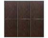 Nova Sliding Closet Doors - Style 02 | Panel Door | Black Walnut | Buy Doors Online