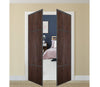 Nova Pivot Closet Doors - Style 10 | Panel Door | Swing Door | Prestige Brown | Buy Doors Online