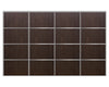 Nova Sliding Closet Doors - Style 04 | Panel Door | Black Walnut | Buy Doors Online