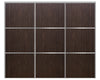 Nova Sliding Closet Doors - Style 03 | Panel Door | Black Walnut | Buy Doors Online