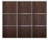 Nova Sliding Closet Doors - Style 03 | Panel Door | Prestige Brown