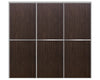 Nova Sliding Closet Doors - Style 02 | Panel Door | Black Walnut | Buy Doors Online