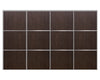 Nova Sliding Closet Doors - Style 03 | Panel Door | Black Walnut | Buy Doors Online